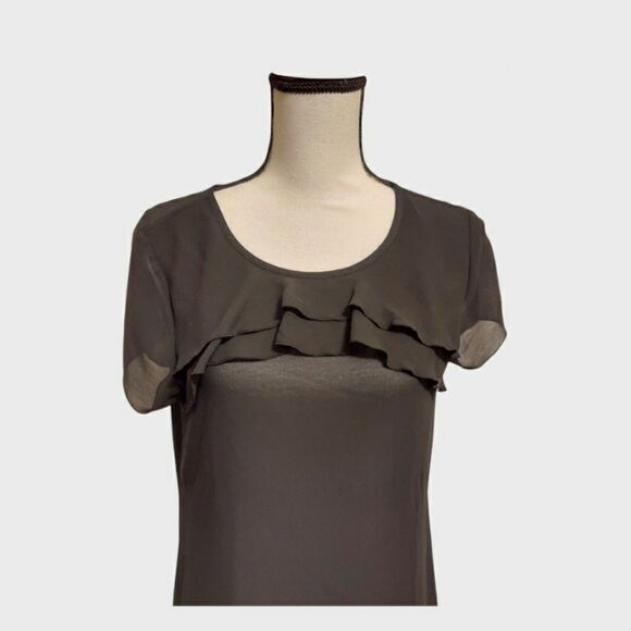 𝅺loft blouse black womens Size small - Picture 3 of 7